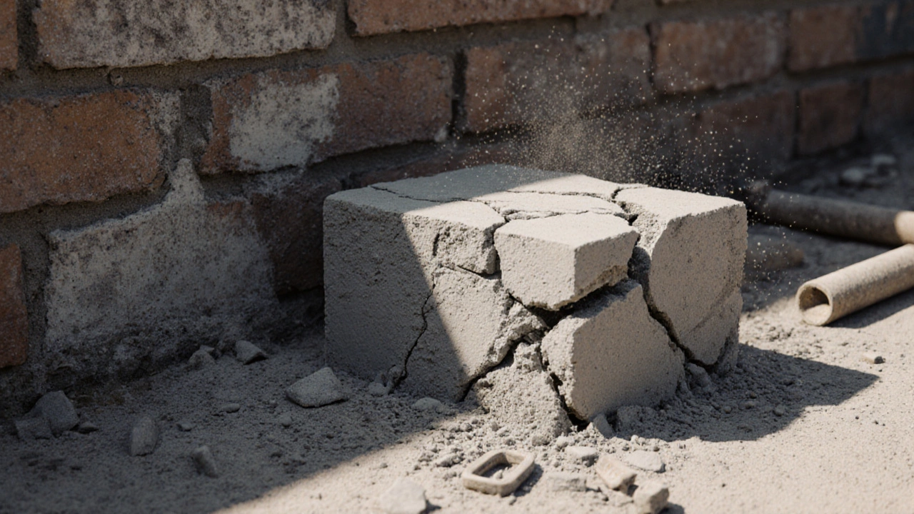 Что прочнее: цемент или цемент с песком?