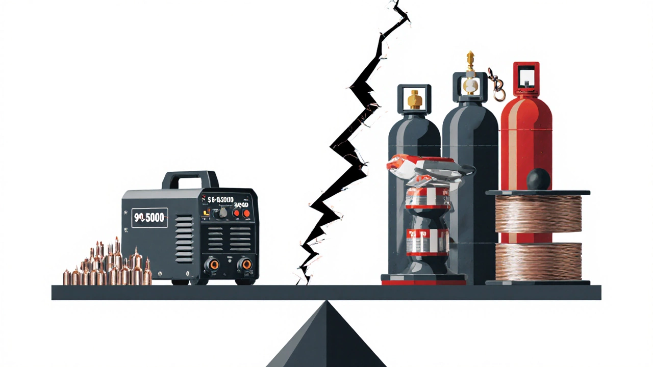 Сравнение затрат: дешевая сварка электродами против дорогого полуавтомата с баллонами.