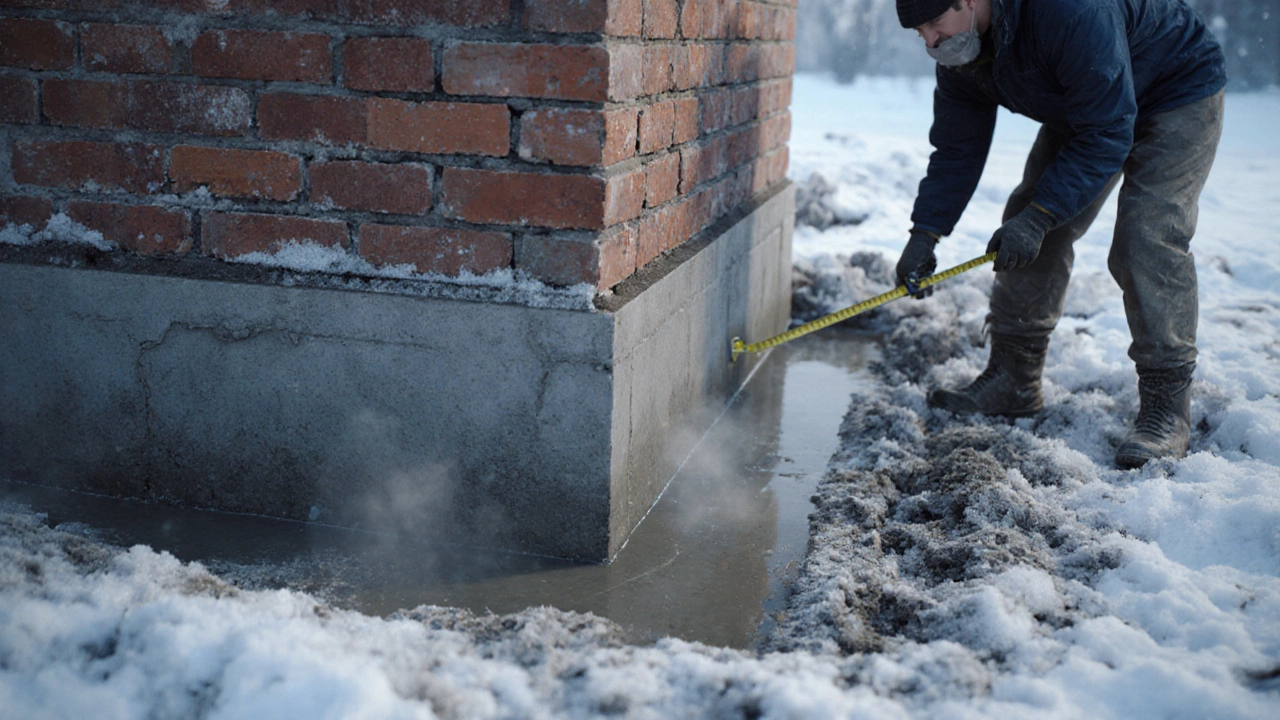 Какой толщины заливать фундамент: точные нормы для дома из кирпича, газобетона и бруса