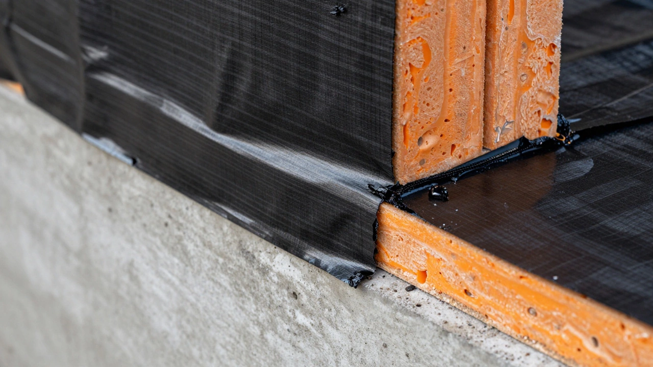 Гидроизоляция фундамента рубероидом и утепление экструдированным пенополистиролом